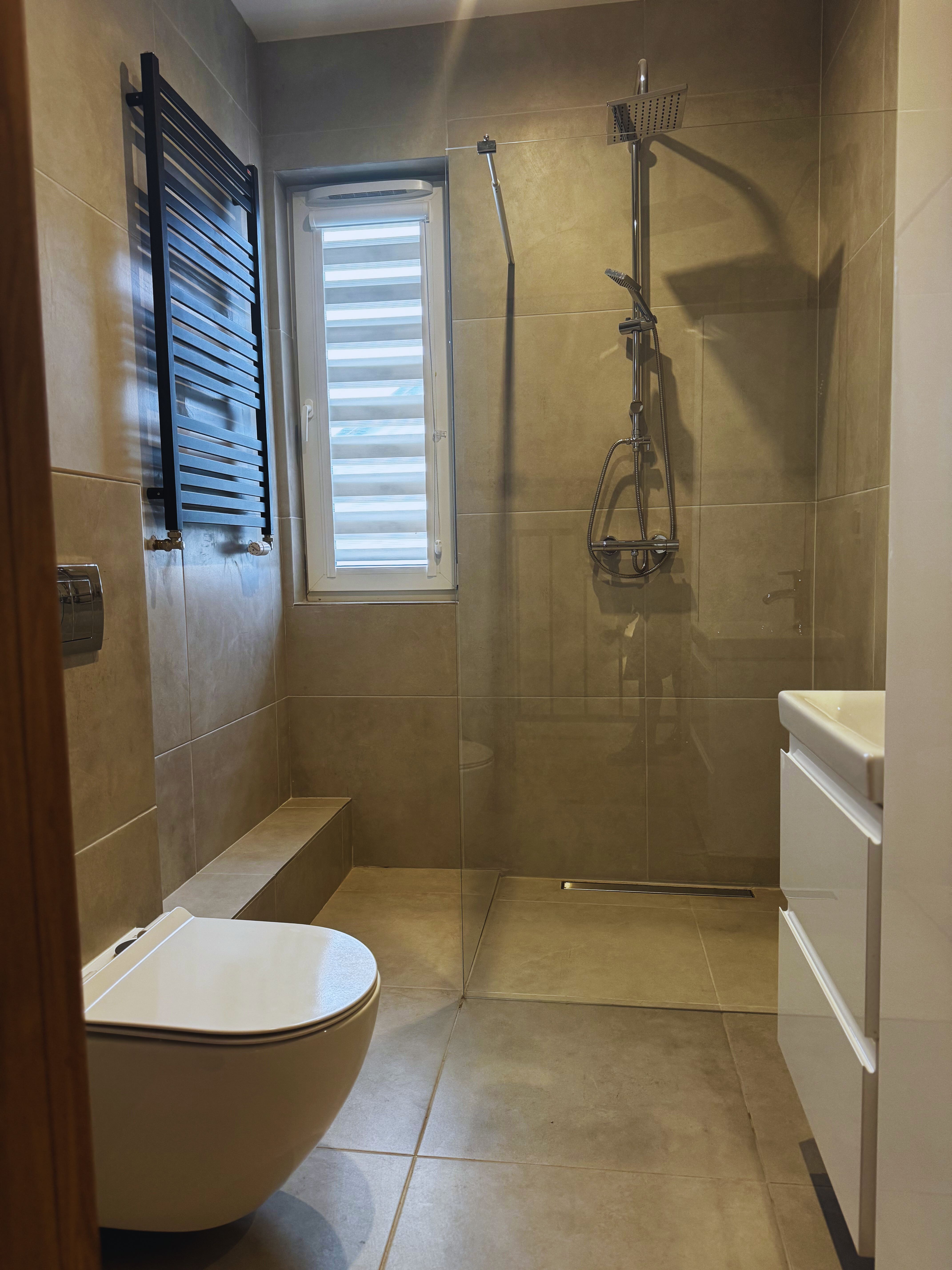 Łazienka w kwaterze pracowniczej