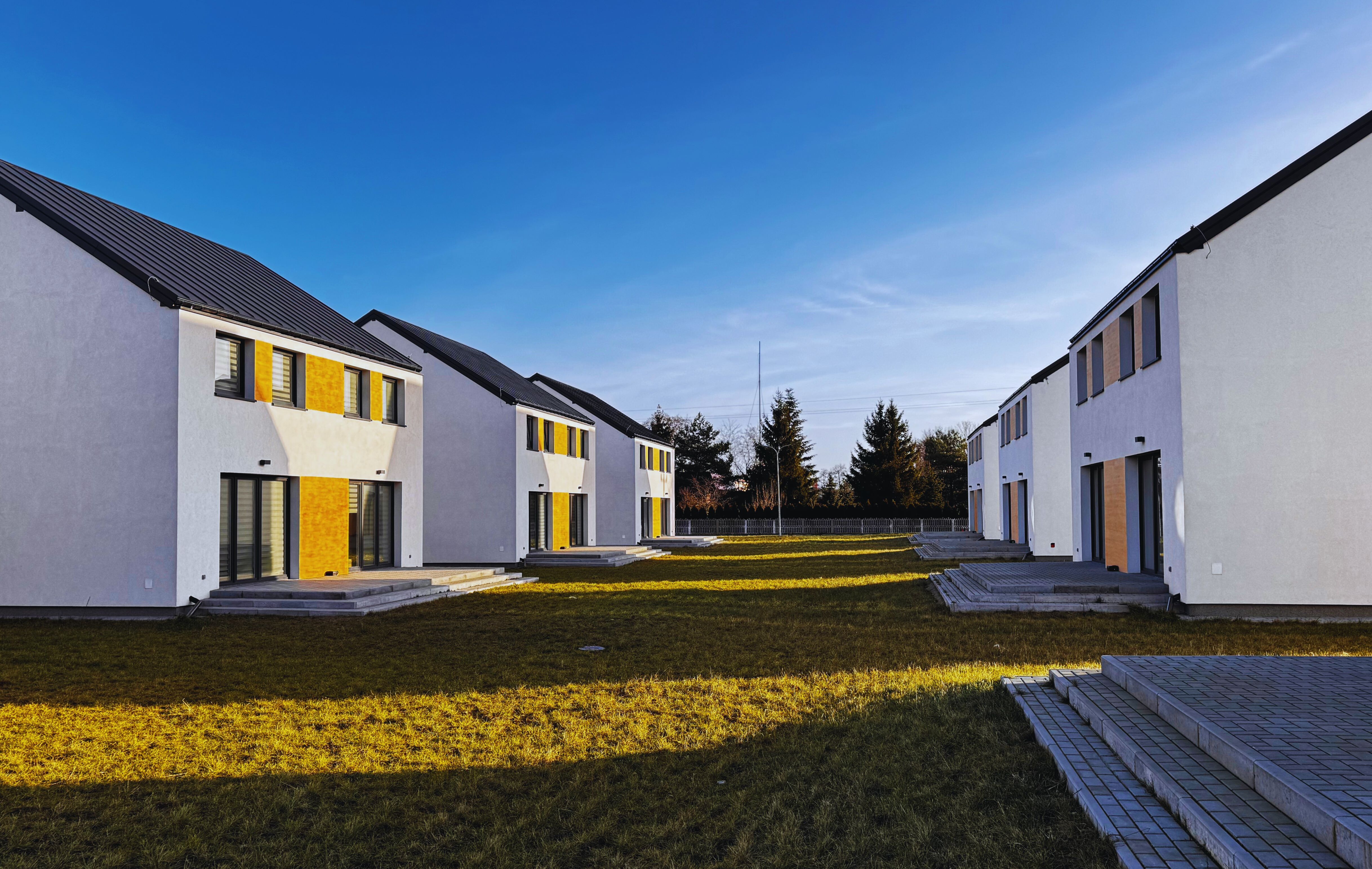 Widok zewnętrzny osiedla kwater